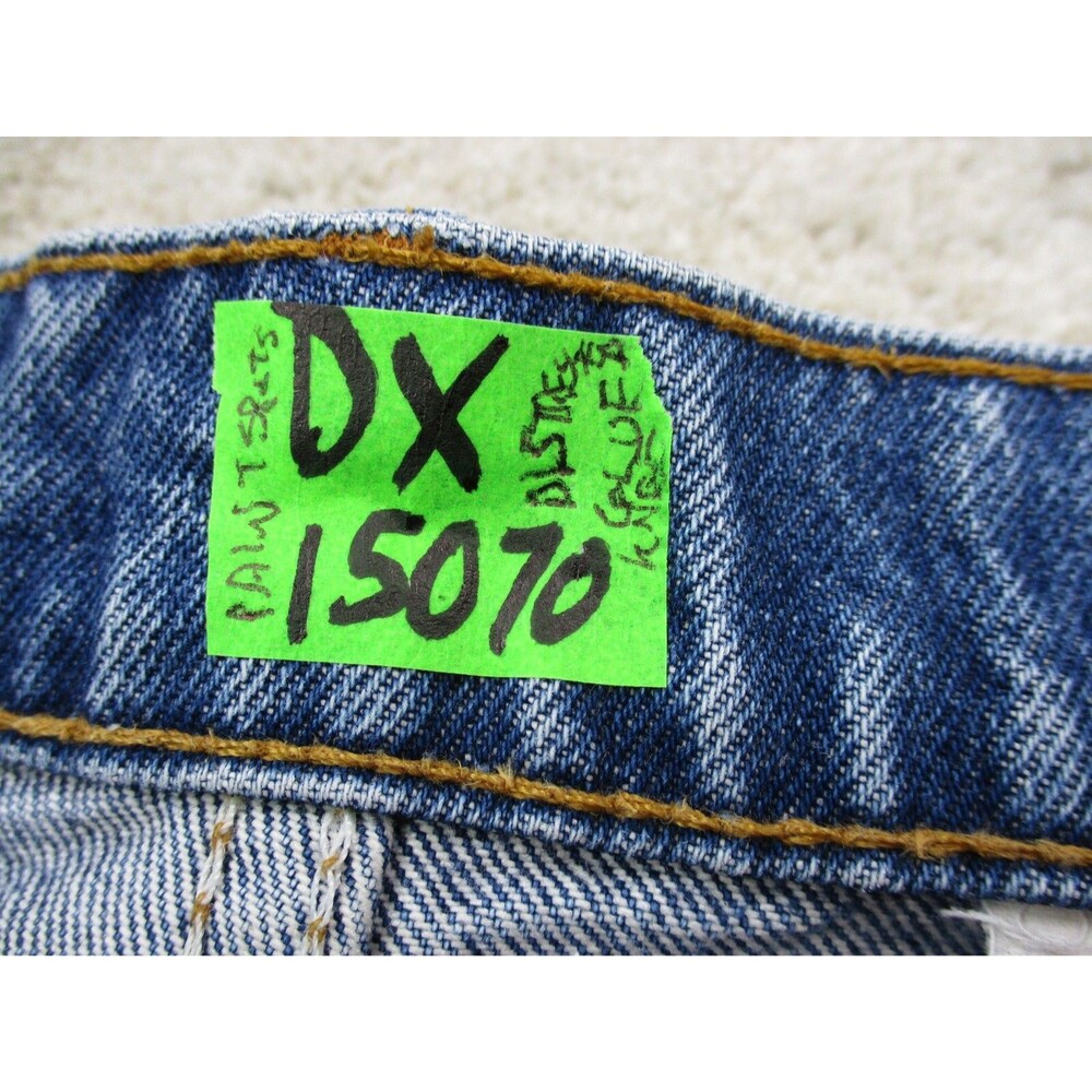 VINTAGE Levis Jeans 550 Relaxed Men 36x30 Blue Orange Tab Distressed Denim USA * - Picture 15 of 16